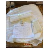 $80 Clear Round Acrylic Coffee Table with Storage, 2-Tier Lucite