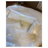 $80 Clear Round Acrylic Coffee Table with Storage, 2-Tier Lucite