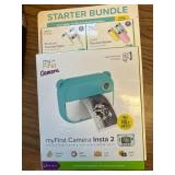MyFirst Insta 2 Camera Set with Color Thermal Sticker _ BLUE