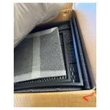 Three piece outdoor wicker furniture set Black