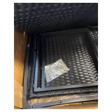 Three piece outdoor wicker furniture set Black