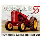 Desperate Enterprises Metal Sign Massey-Harris 55. 12.5 X 16