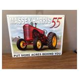 Desperate Enterprises Metal Sign Massey-Harris 55. 12.5 X 16