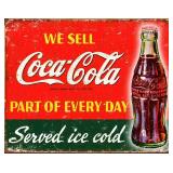 Desperate Enterprises Coca-Cola Tin Sign - 16x12.5 in