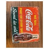 Desperate Enterprises Coca-Cola Tin Sign - 16x12.5 in