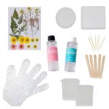 Art 101 Crafts Floral Resin Coasters Kit