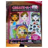 Bendon Fashion Diva Create-A-Face Sticker Pad 42423