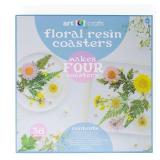 Art 101 Crafts Floral Resin Coasters Kit