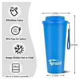 2-in-1 Loud Whistle Cup 24 Oz Fun Water Bottle for Cyclists