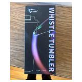 2-in-1 Loud Whistle Cup 24 Oz Fun Water Bottle for Cyclists