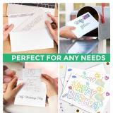 CREGEAR 5x7 A7 Printable Self-Seal Envelopes, White, 50 Pack