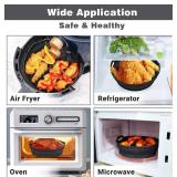 Air Fryer Silicone Liners 8.5-Inch for 5 8 Qt, Reusable
