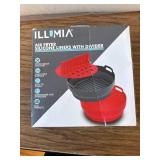 Air Fryer Silicone Liners 8.5-Inch for 5 8 Qt, Reusable