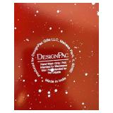 Red spotted dog bowl