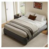 Cloud Platform KING Bed Frame, Dark Grey, No Box Spring