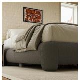 Cloud Platform KING Bed Frame, Dark Grey, No Box Spring