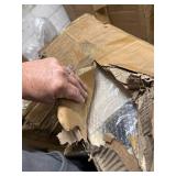 39.3 in Armless Down-Filled Modular Sectional Sofa Cloud White Mid