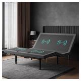 $400 Queen Adjustable Bed Frame with Massage, Wireless Remote, USB