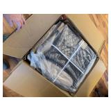 $93 DECMICO Rattan Rocking Chair Set with Cushions & Coffee Table in BROWN