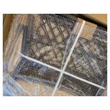 $93 DECMICO Rattan Rocking Chair Set with Cushions & Coffee Table in BROWN