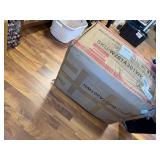 $93 DECMICO Rattan Rocking Chair Set with Cushions & Coffee Table in BROWN