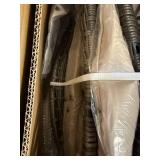 $93 DECMICO Rattan Rocking Chair Set with Cushions & Coffee Table in BROWN