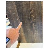 $200 YGEOMER 59in TV Stand with Fireplace, LED Lights, BROWN