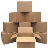 Amazon Basics Cardboard Shipping and Moving Boxes, 10 Pack, Med