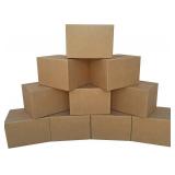 Amazon Basics Cardboard Shipping and Moving Boxes, 10 Pack, Med