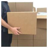 Amazon Basics Moving Boxes, 12 Pack, Large Brown 20x20x15