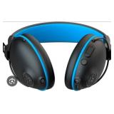 JLab JBuddies Pro Wireless Headphones, Blue/Black.