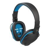 JLab JBuddies Pro Wireless Headphones, Blue/Black.