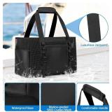 Yarwo Boat Gear Tote Bag, 35.5L Waterproof with Wet Dry Pockets