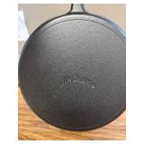 Jim Beam 10.5" Cast Iron Skillet, Pre-Seasoned, Heavy-Duty Pan