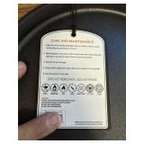 Jim Beam 10.5" Cast Iron Skillet, Pre-Seasoned, Heavy-Duty Pan