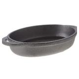 3- Pack. Old Mountain Pre-Seasoned Cast Iron 4.5in Oval Single-Serve Dish