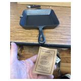 Old Mountain Pre-Seasoned Cast Iron 10.5in Square Skillet