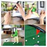 Mini Golf Toys for Kids and Adults, 2 Golfers for Parent-Child Fun
