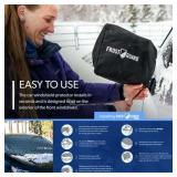 $55 FrostGuard Deluxe Full-Coverage Car Windshield Cover 41x59