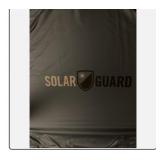 SolarGuard Deluxe Sunshade & Windshield Cover with Sec. P Taupe, XL