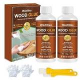 Wadities Wood Glue, 2 Bottles, 5.3oz Each