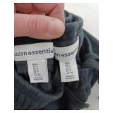 Amazon Essentials Mens Relaxed Joggers Sweatpants, Fleece, Comfortable Fit, Washed Black, Large, 2 Pack