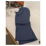 Amazon Essentials Womens Straight Leg Sweatpants with Drawstring for Women, Fleece, Navy Heather, 3X