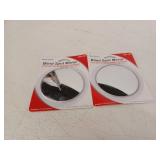 Round HD Glass Blind Spot Mirrors - 2 Pack