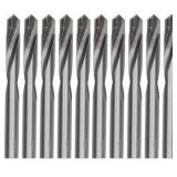 10 pc High-Speed Steel Drill Bits 6mmx80mm for Hole Saws Arbor Drill Bit Replacement Thick Metal Cutting