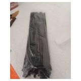Industrial Grade 16-inch Black Cable Ties 100-Pack
