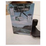 360° Adjustable Car Rearview Mirror Phone Mount