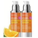 Praiasol Vitamin C Serum, 2 Pack, 1oz Bottle, BB 5/6/2027