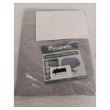 Linen Look Round Tablecloth - Gray