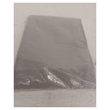 Linen Look Round Tablecloth - Gray